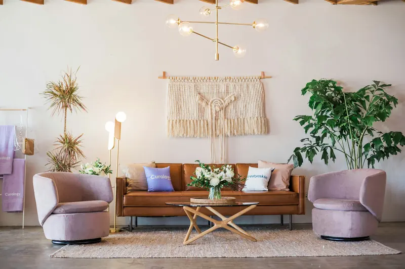 Warm, light-filled Vitalissea guest lounge